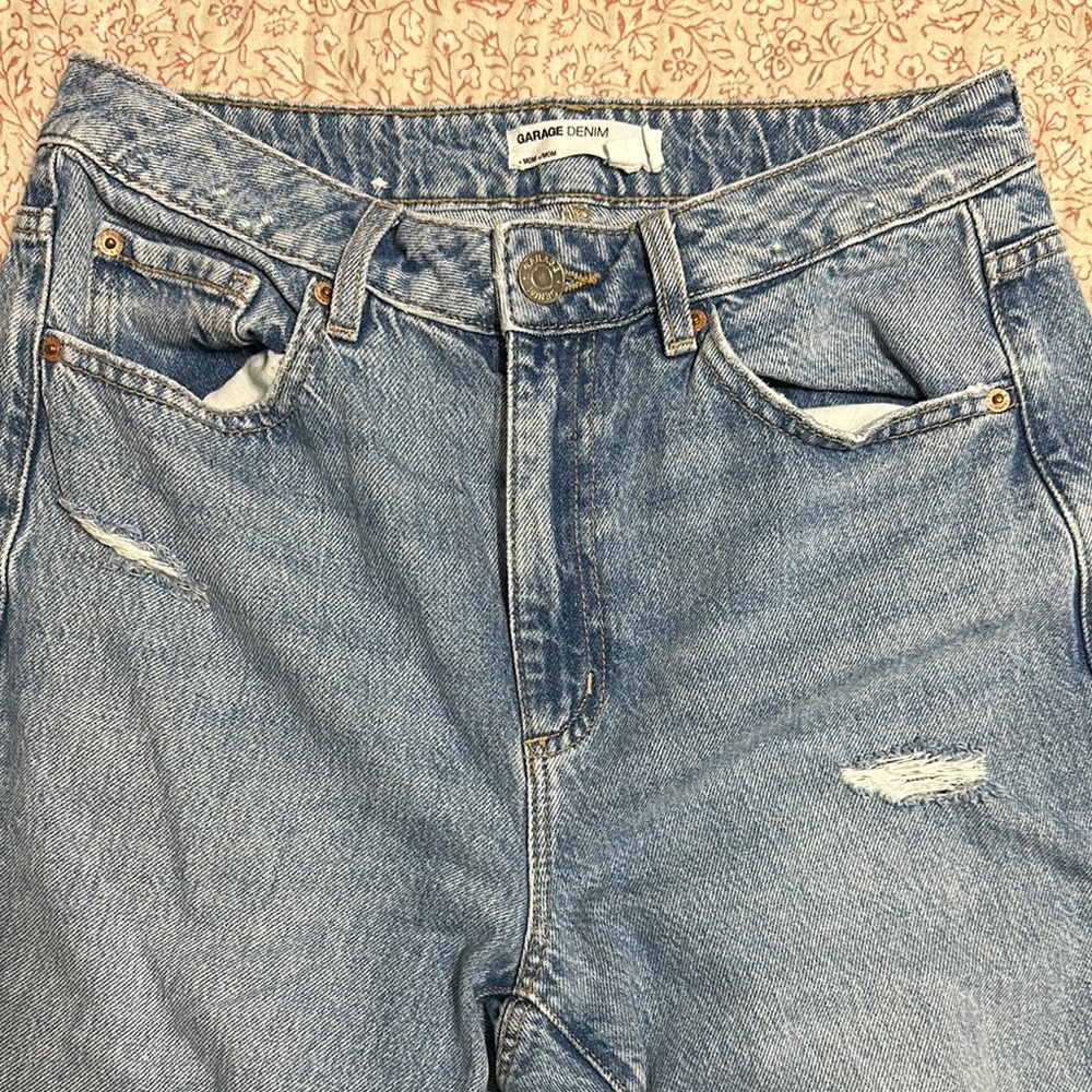 Garage Denim Distressed Blue Jeans